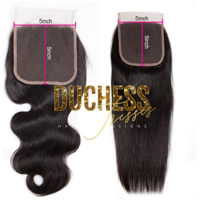 5x5 Lace closures