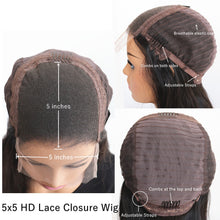 Load image into Gallery viewer, 5x5 lace closure wigs
